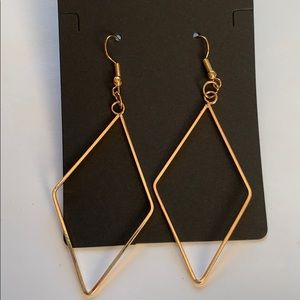 Gold earrings
